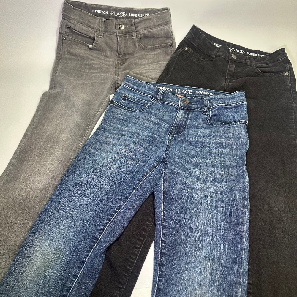 Boys Size 10 Super Skinny Stretch Jeans Bundle (3) EUC